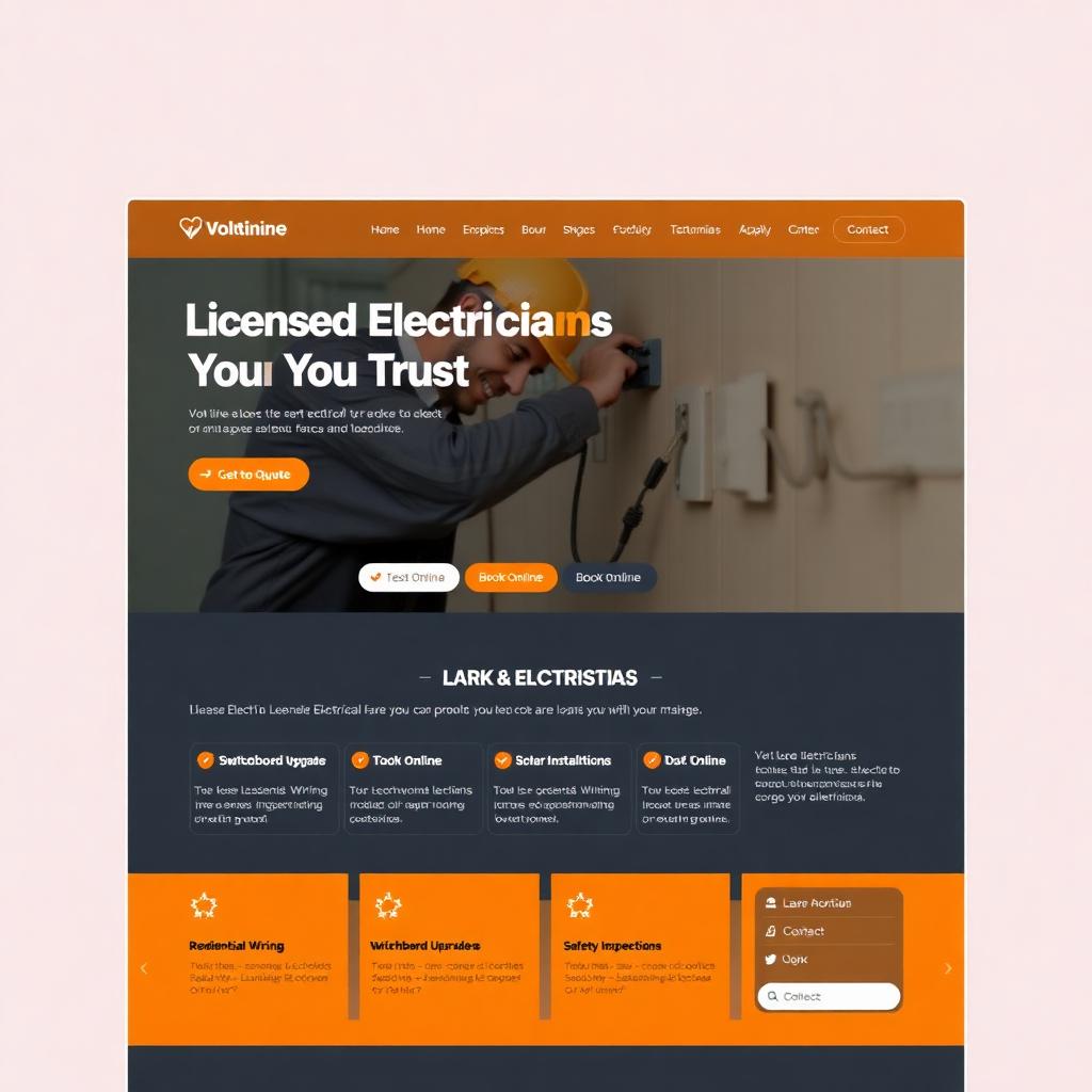Voltline Electrical — example website by Nexera