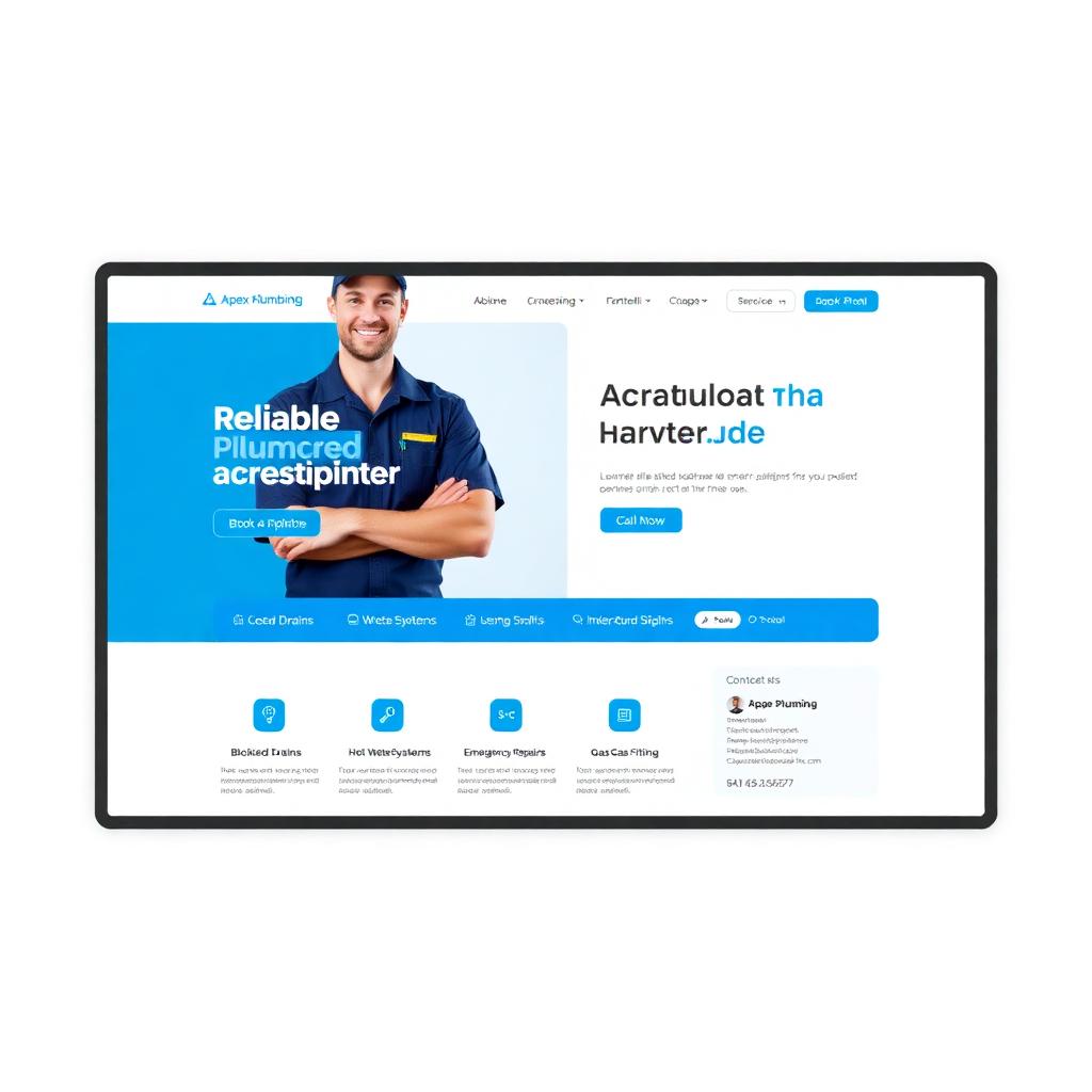 Apex Plumbing — example website by Nexera